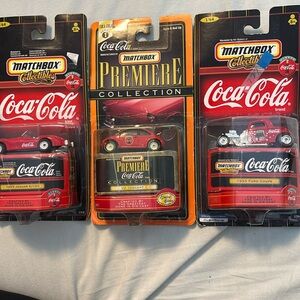 Matchbox Coca Cola cars
